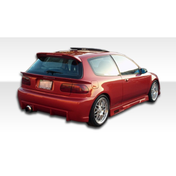 1992-1995 Honda Civic HB Duraflex Mid Wing Trunk Lid Spoiler - 3 Piece image - 1