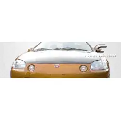 1993-1997 Honda Del Sol OEM Look Carbon Fiber Hood image - 6