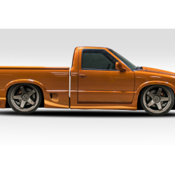 1994-2004 Chevrolet S-10 Sonoma Standard / Step Side Duraflex Drifter Side Skirts Rocker Panels - 4 Piece image - 1