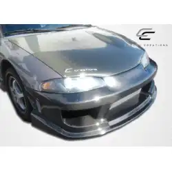 1995-1999 Mitsubishi Eclipse OEM Look Carbon Fiber Hood image - 9