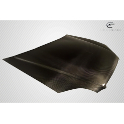 1996-1998 Honda Civic Carbon Creations OEM Look Hood - 1 Piece image - 7