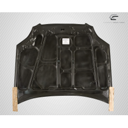 1996-1998 Honda Civic Carbon Creations OEM Look Hood - 1 Piece image - 9