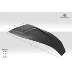 Universal Super Sport Hood Scoop - 1 Piece image - 3