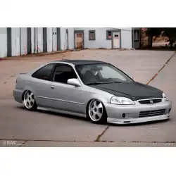 1999-2000 Honda Civic OEM Look Carbon Fiber Hood image - 5