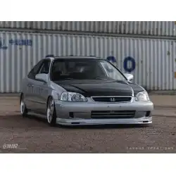 1999-2000 Honda Civic OEM Look Carbon Fiber Hood image - 7