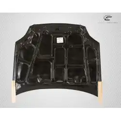 1999-2000 Honda Civic OEM Look Carbon Fiber Hood image - 15