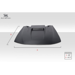 Universal Duraflex Spyder 3 Hood Scoop - 1 Piece image - 3