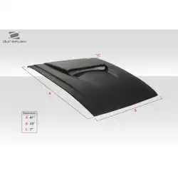 Universal Spyder 2 Hood Scoop - 1 Piece image - 7