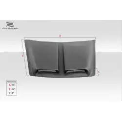 Universal Spyder Hood Scoop - 1 Piece image - 4