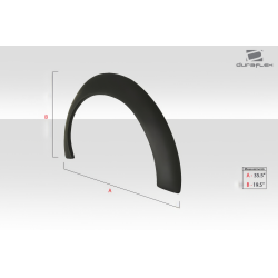 Universal Duraflex Fender Flares - 2 Piece (S) image - 3