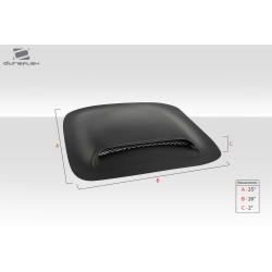 Universal Duraflex Hood / Roof Scoop Type 2 - 1 Piece image - 3