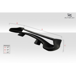 Universal Duraflex Vader Wing Trunk Lid Spoiler - 1 Piece image - 3