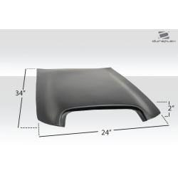 Universal Duraflex Hood / Roof Scoop Type 1 - 1 Piece image - 3