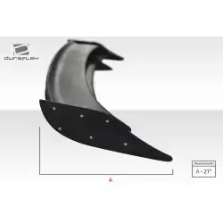 Universal Saleen Wing Trunk Lid Spoiler - 1 Piece image - 10