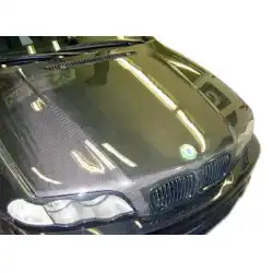 1999-2001 BMW 3 Series E46 4DR OEM Look Hood - 1 Piece image - 2