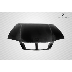1999-2001 BMW 3 Series E46 4DR Carbon Creations OEM Look Hood - 1 Piece image - 2