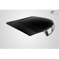 1999-2001 BMW 3 Series E46 4DR Carbon Creations OEM Look Hood - 1 Piece image - 3