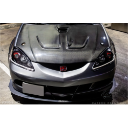2002-2006 Acura RSX Carbon Creations Dritech Type M Hood - 1 Piece image - 4