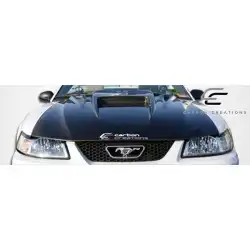 1999-2004 Ford Mustang Spyder 3 Carbon Fiber Hood image - 12