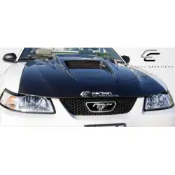 1999-2004 Ford Mustang Spyder 3 Carbon Fiber Hood image - 16