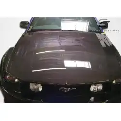 2005-2009 Ford Mustang OEM Look Carbon Fiber Hood image - 4