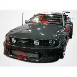 2005-2009 Ford Mustang OEM Look Carbon Fiber Hood image - 6