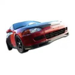 1992-1995 Honda Civic Spoon Style Carbon Fiber Front Lip image - 2