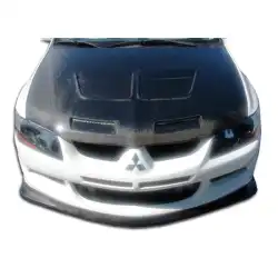 2003-2005 Mitsubishi Evolution Demon Carbon Fiber Front Lip image - 2