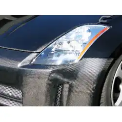 2003-2008 Nissan 350Z N-1 Carbon Fiber Front Bumper image - 4