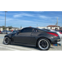 2003-2008 Nissan 350Z Z33 Carbon Creations N-1 Side Skirts Rocker Panels - 2 Piece image - 3