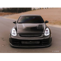 2003-2007 Infiniti G Coupe G35 Carbon Creations TS-1 Front Bumper - 1 Piece image - 2