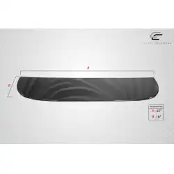 Universal Middle Splitter Front Lip Under Spoiler Air Dam - 1 Piece image - 6