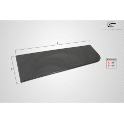 Universal Carbon Creations Rear Splitters - 2 Piece image - 4