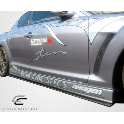 Universal Carbon Creations Side Skirt Splitters - 2 Piece image - 2