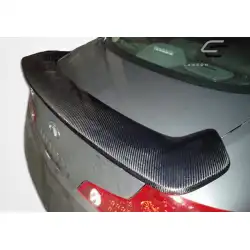 2003-2007 Infiniti G Coupe OEM Look Carbon Fiber Rear Wing image - 6