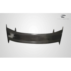 Universal Carbon Creations Sniper Wing Trunk Lid Spoiler - 3 Piece image - 5