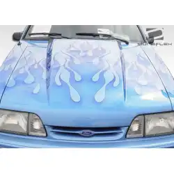 1987-1993 Ford Mustang 2" Cowl Hood image - 6