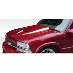 1994-2004 Chevrolet S-10 1995-2004 Blazer 1994-2004 Sonoma 1995-2001 Jimmy 1998-2000 Envoy Duraflex Ram Air Hood - 1 Piece image - 1