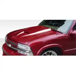 1994-2004 Chevrolet S-10 1995-2004 Blazer 1994-2004 Sonoma 1995-2001 Jimmy 1998-2000 Envoy Ram Air Hood - 1 Piece image - 1