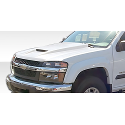 2004-2012 Chevrolet Colorado GMC Canyon Duraflex Ram Air Hood - 1 Piece image - 1