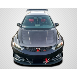 2006-2011 Honda Civic 2DR Carbon Creations Circuit Hood - 1 Piece image - 1