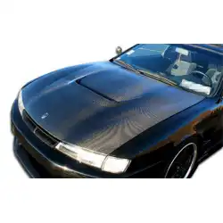 1997-1998 Nissan 240SX M-1 Carbon Fiber Hood image - 2