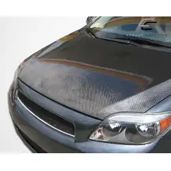2005-2010 Scion TC OEM Look Carbon Fiber Hood image - 16