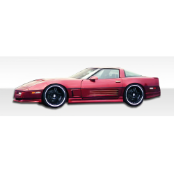 1984-1996 Chevrolet Corvette C4 Duraflex GTO Side Skirts Rocker Panels - 2 Piece image - 1