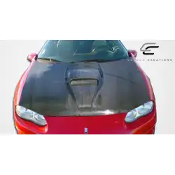 1998-2002 Chevrolet Camaro Supersport Carbon Fiber Hood image - 4