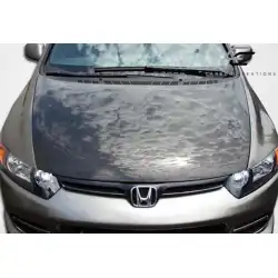 2006-2011 Honda Civic 4DR OEM Look Hood - 1 Piece image - 4