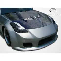 2003-2006 Nissan 350Z Evo Carbon Fiber Hood image - 4