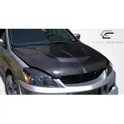2004-2007 Mitsubishi Lancer Evo Carbon Fiber Hood image - 8
