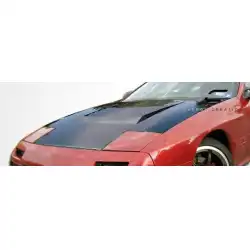 1986-1991 Mazda RX7 D-1 Carbon Fiber Hood image - 4