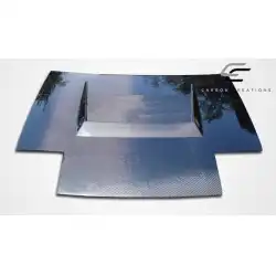 1986-1991 Mazda RX7 D-1 Carbon Fiber Hood image - 16
